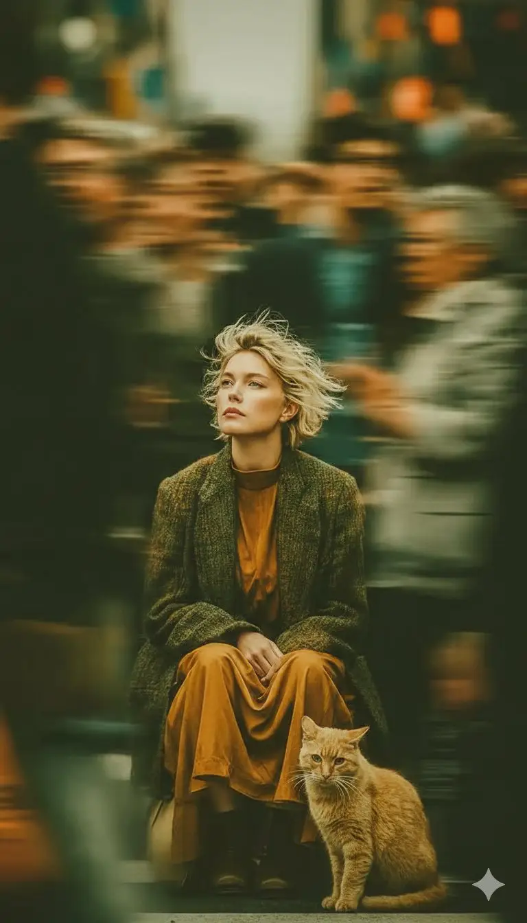 پیش‌نمایش Long-Exposure Cinematic Street Photography Portrait