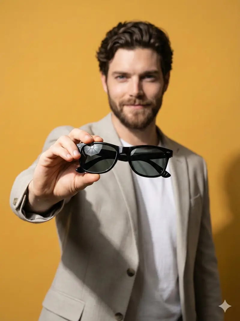 پیش‌نمایش Product Poster: Sunglasses with Shallow Depth of Field