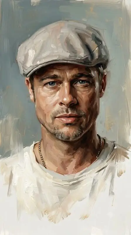Preview of Sophisticated Oil Portrait Painting