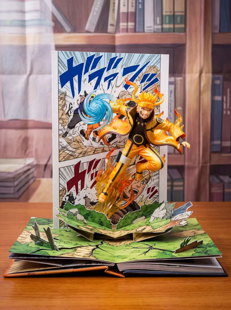 Preview of Uzumaki Naruto Pop-Up Book Prompt