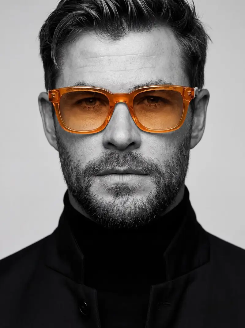 Preview of Monochrome Portrait with Color Accent