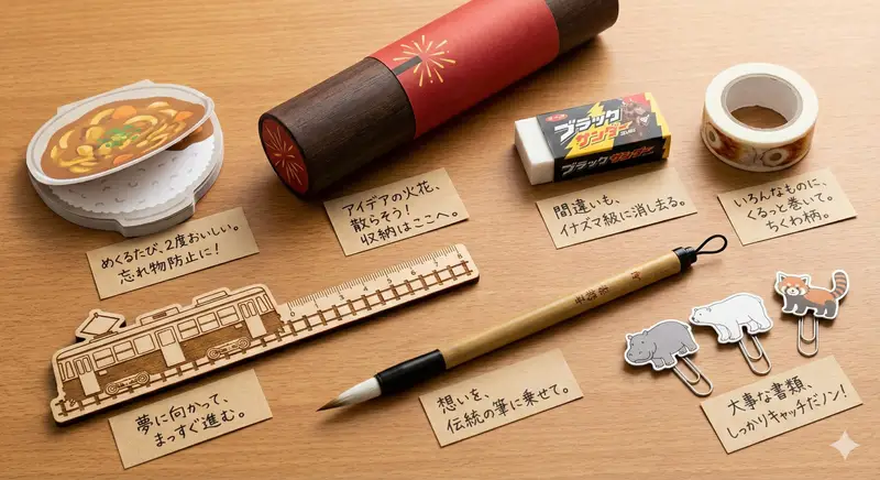 Preview of Conceptual Stationery Design Prompt for Toyohashi Specialties