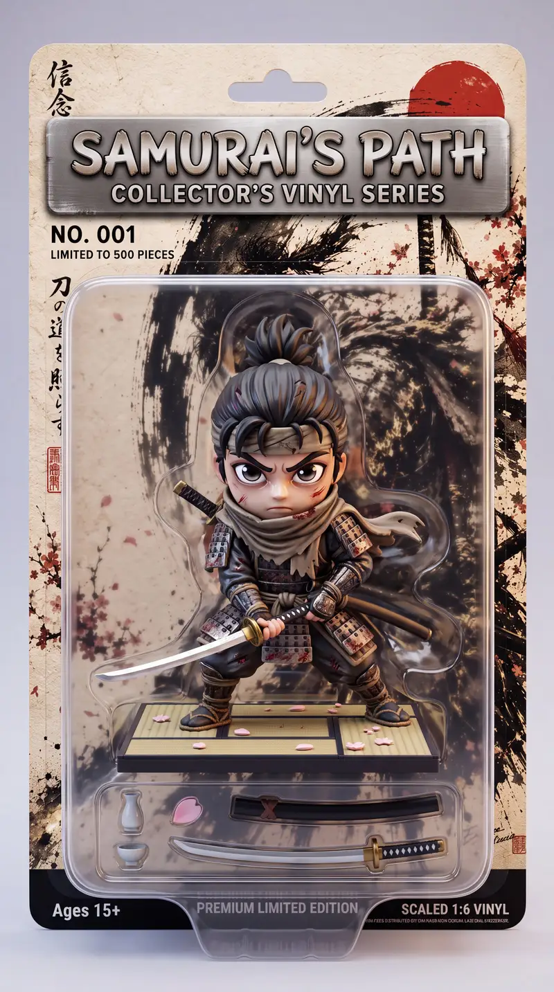 Preview of Stylized Collectible Toy Packaging