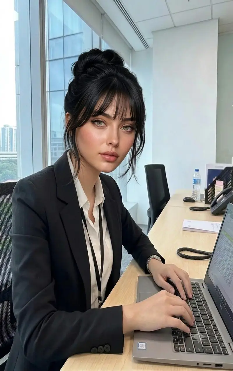 پیش‌نمایش پرتره حرفه‌ای دفتر کار مدرن