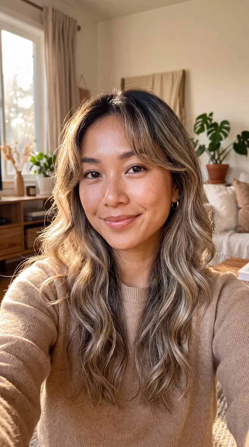 Preview of Balayage Hair Golden Hour Portrait