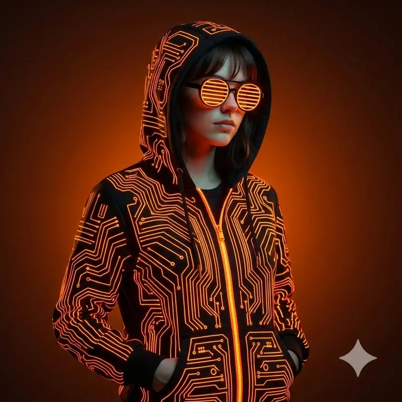 Preview of Ultra-Realistic Cyberpunk Studio Portrait