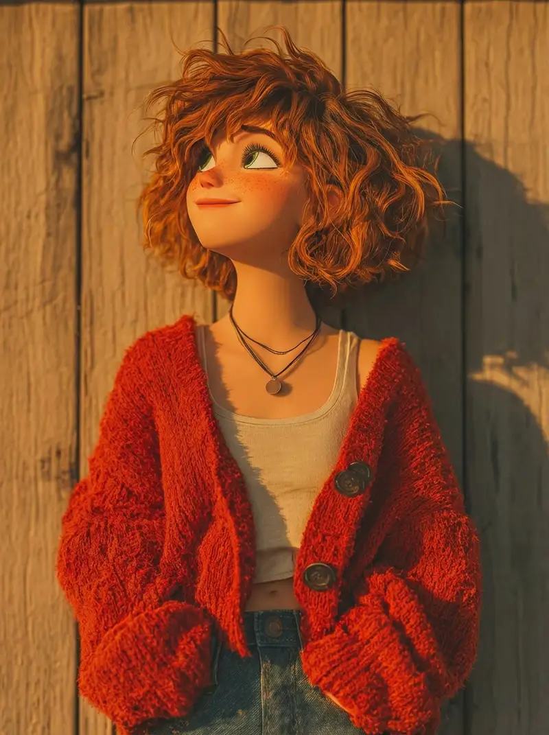 Preview of Pixar-Style 3D Animated Character Portraits