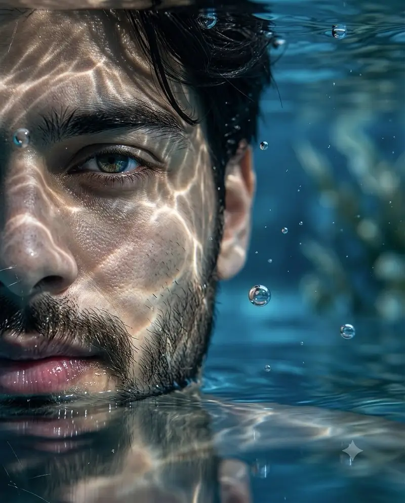 Preview of Underwater Macro Face Portrait