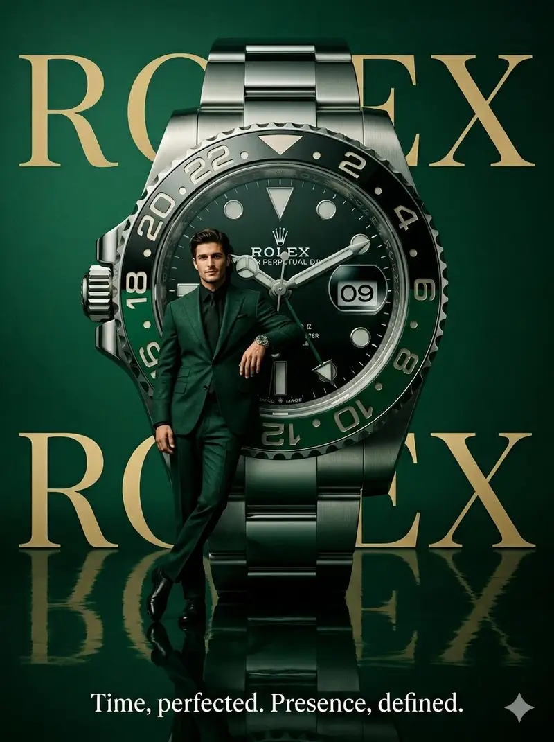 Preview of Surrealist Rolex Brand Poster