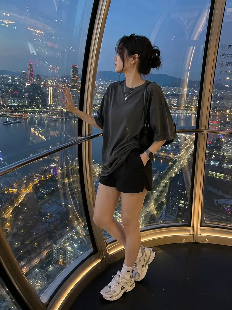 Preview of Candid Luxury Ferris Wheel Portrait