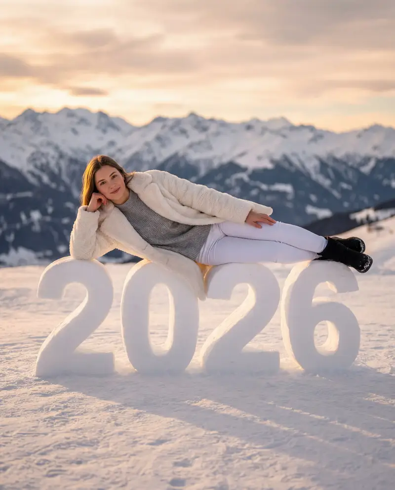 Preview of Cozy New Year 2026 Winter Portrait