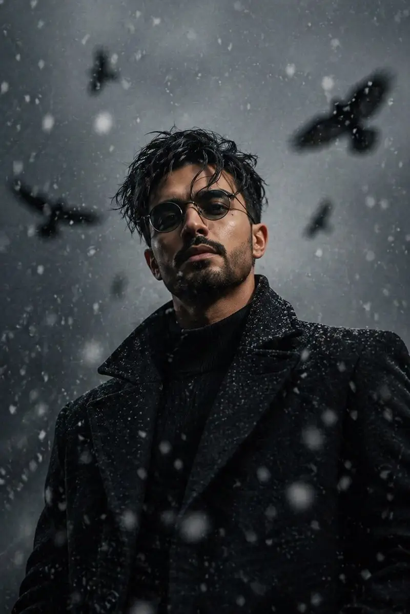 پیش‌نمایش پرتره زمستانی گوتیک سینمایی