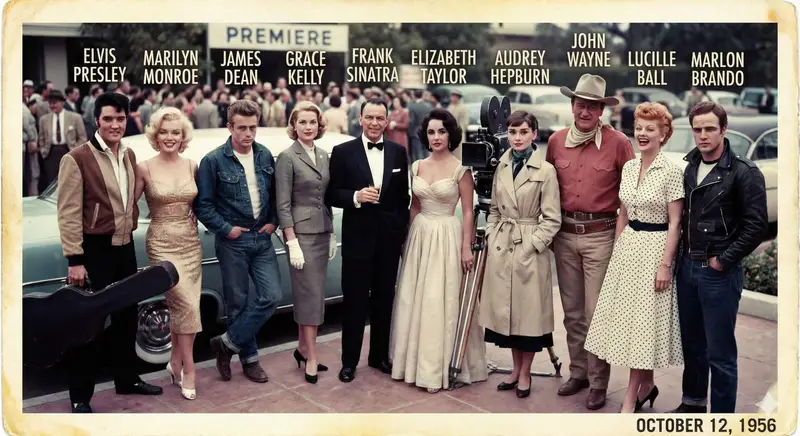 Preview of 1956 Famous People Group Photo