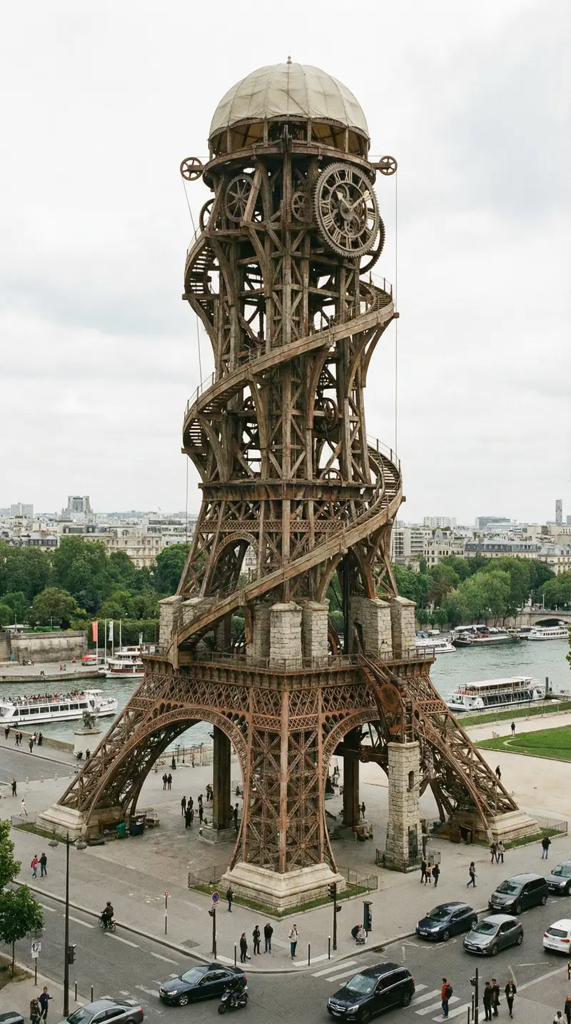 پیش‌نمایش Hyper-Realistic Landmark Redesign by Famous Designer