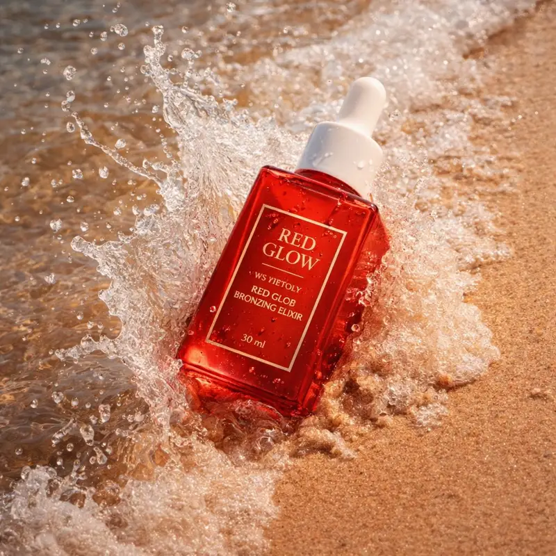 پیش‌نمایش Summer Skincare Product Photography on Beach