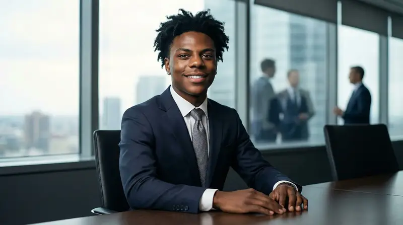 Preview of Formal Boardroom Portrait AI Prompt