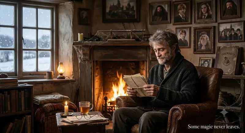 پیش‌نمایش Elderly Harry Potter Winter Scene