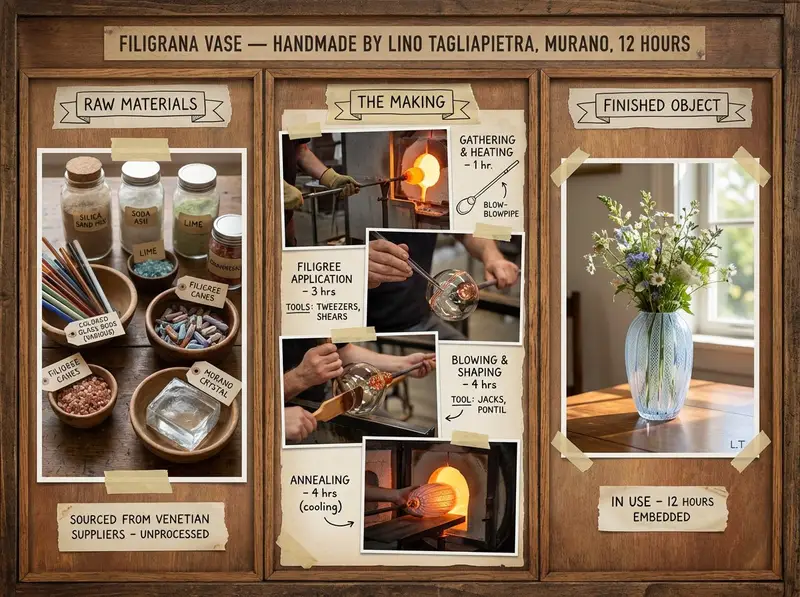Preview of Artisan Craft Process Board for Handmade Objects