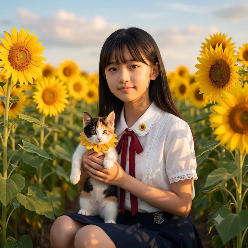Preview of Song-based Image Generation (Himawari no Yakusoku)