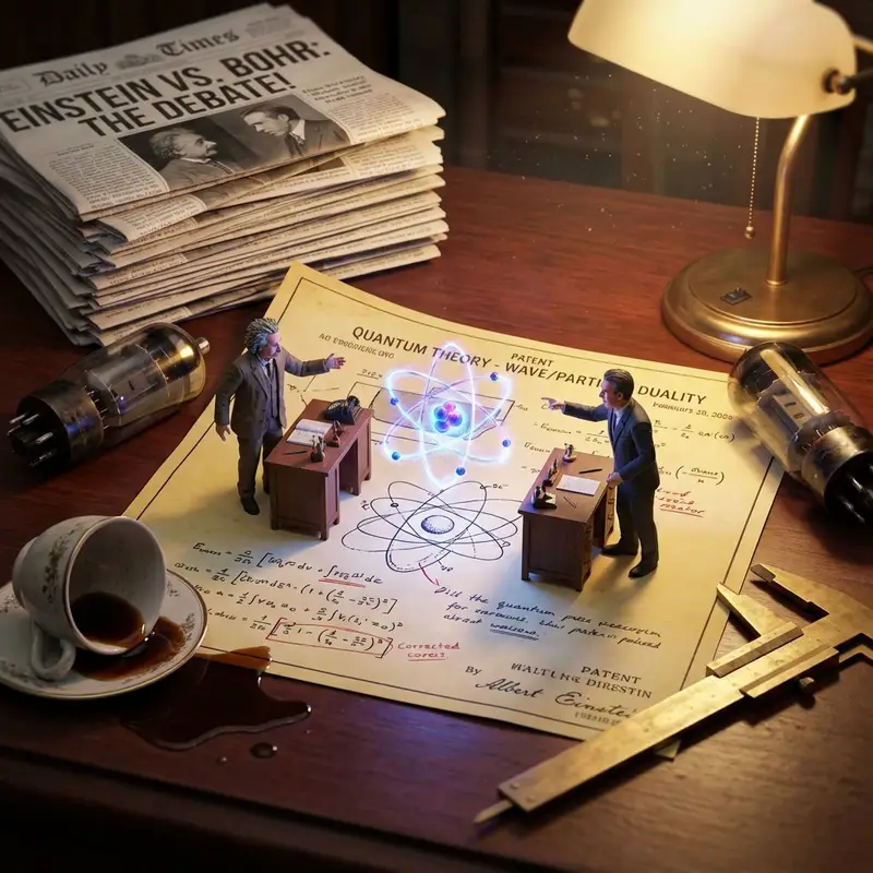 پیش‌نمایش Historical Scientist Rivalry Macro Diorama Prompt