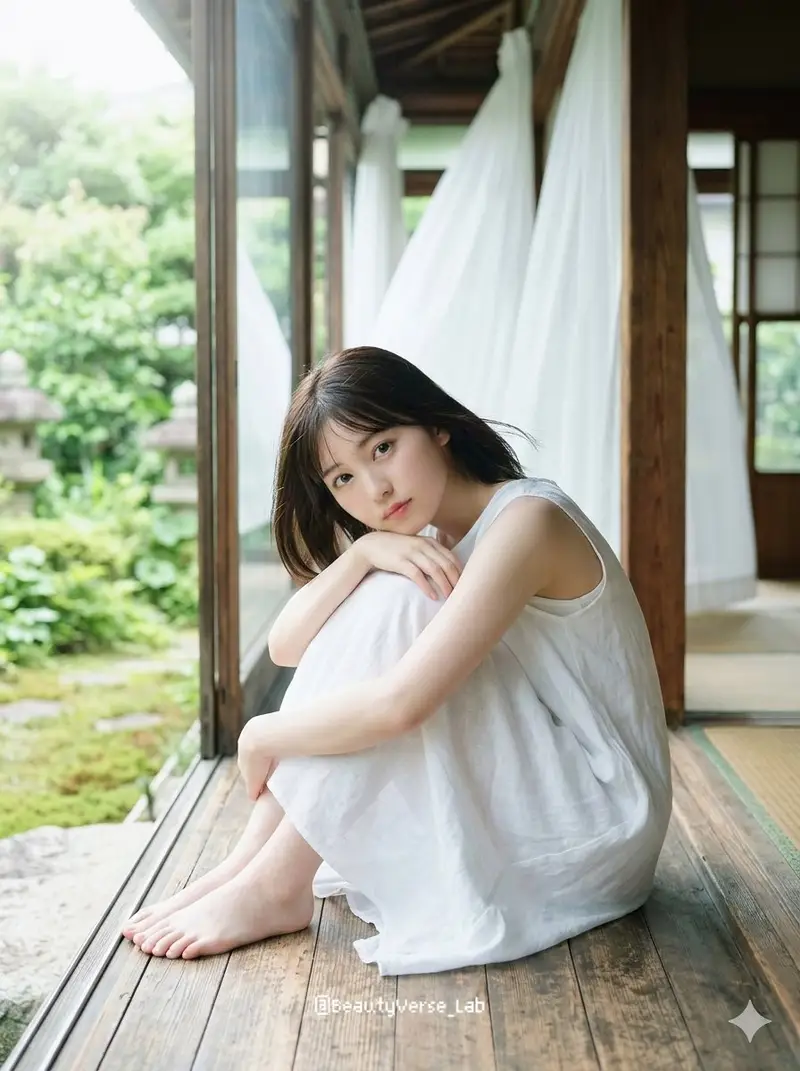 Preview of Translucent Airy Japanese Idol Photoshoot