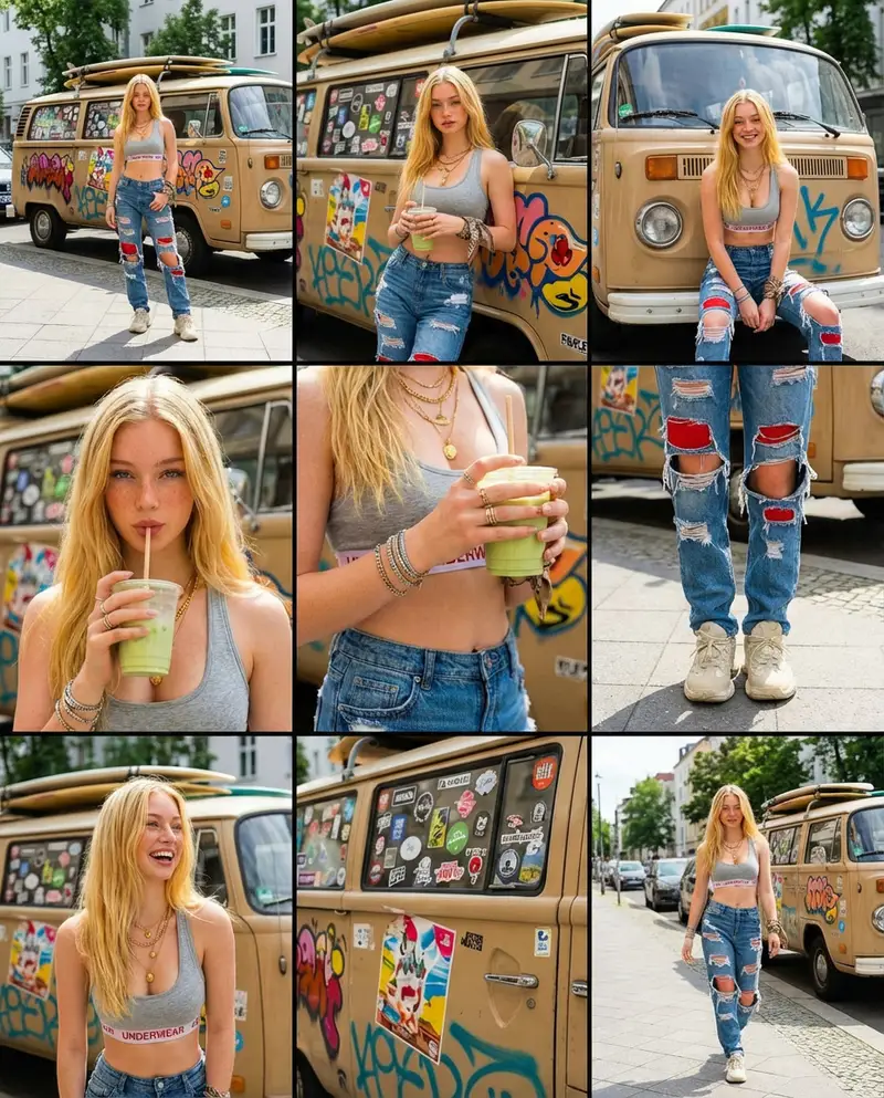 Preview of Photorealistic Lifestyle Photo Collage Prompt