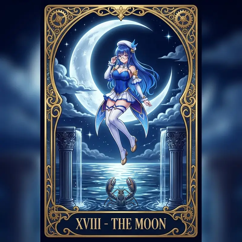 Preview of Tarot Card Conversion Prompt (Gothic/Art Nouveau Style)