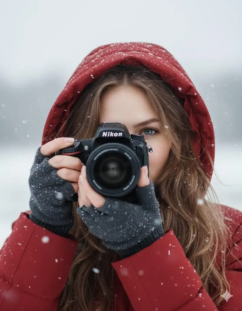 Preview of Cinematic Winter Portrait Prompt