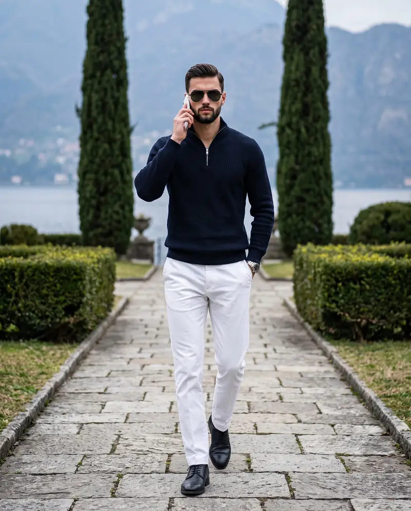 Preview of Stylish Man Garden Path