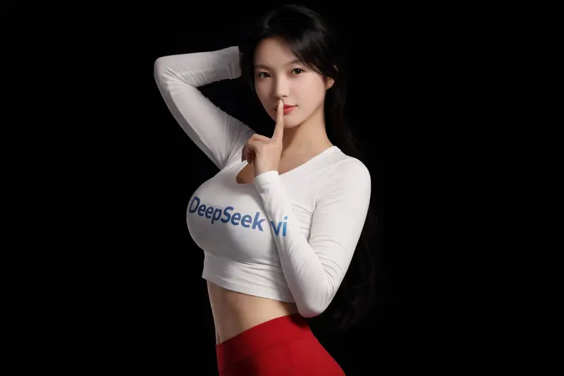 Preview of Photorealistic Asian Female Model in DeepSeek Outfit Prompt