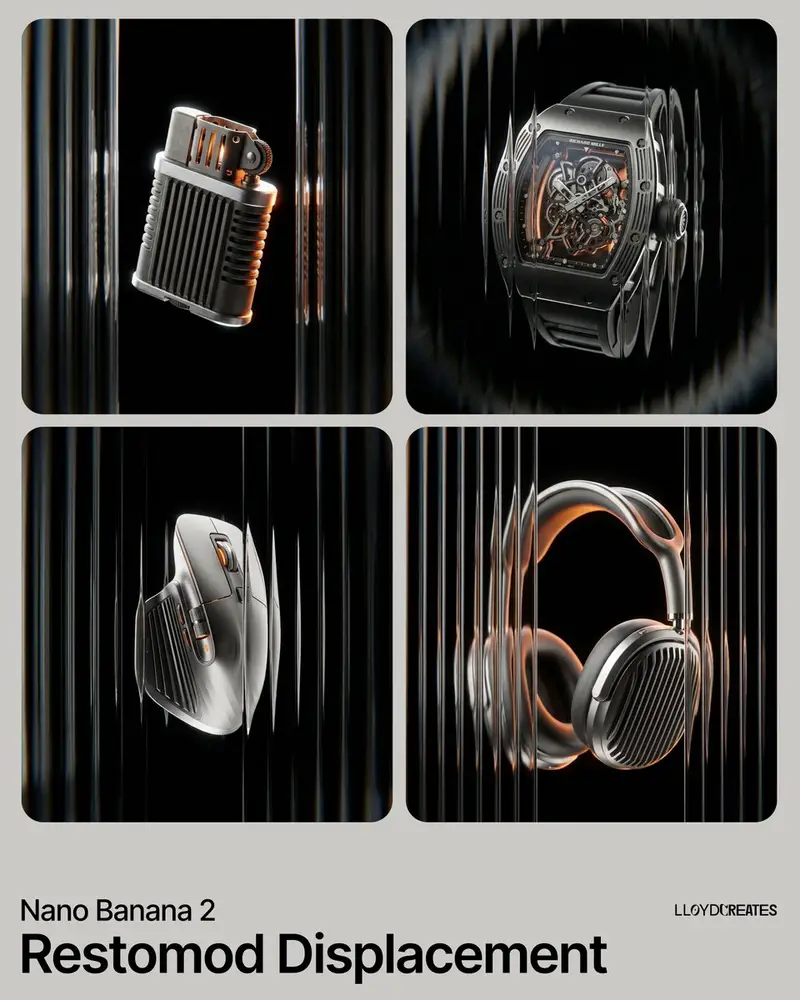 Preview of Restomod Product Shot with Chiaroscuro Lighting