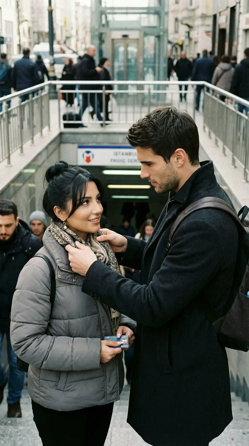 پیش‌نمایش Candid Street Romance Prompt (Istanbul Metro)