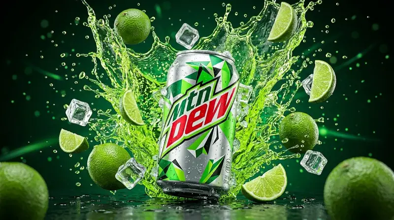 Preview of High-Contrast Mountain Dew Can Product Shot