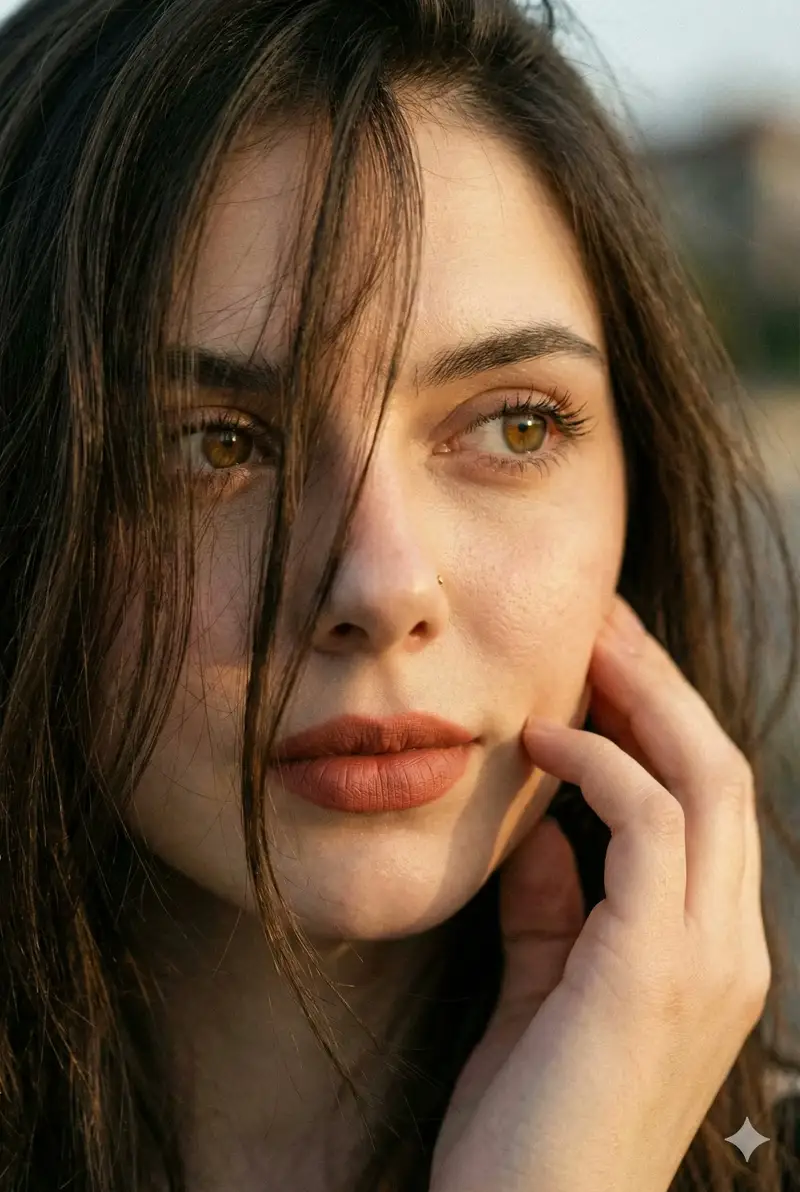 Preview of Hyper-Realistic Intimate Close-Up Portrait