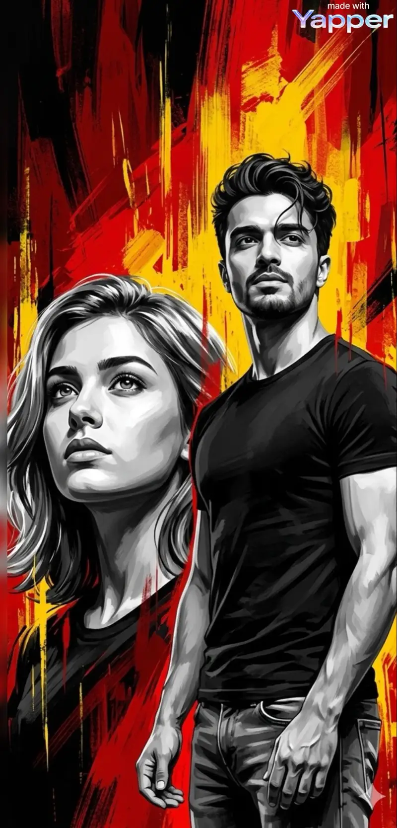 Preview of Dramatic Digital Painting Portrait of Two Subjects